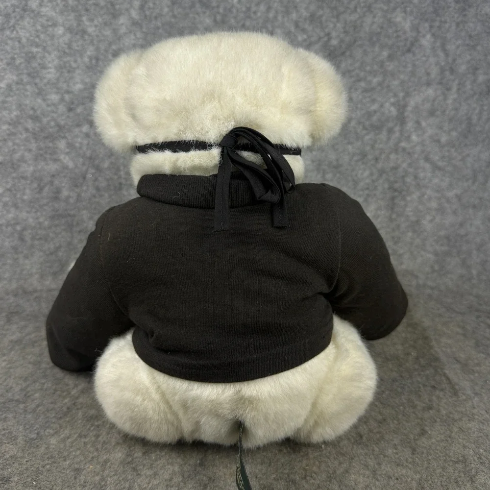 Vermont Teddy Bear Company Love Bandit Jointed Poseable Plush Valentine Mask 16